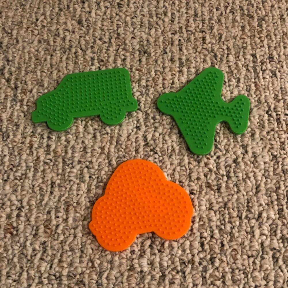 Perler Bead Transportation Pegboard lot of 3